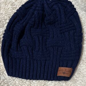 Wild Knits Navy Blue Women's Beanie